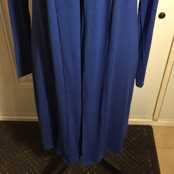 Yest Yessica 80474B Long Cardigan Strong Blue Size 4 - Picture 7 of 16